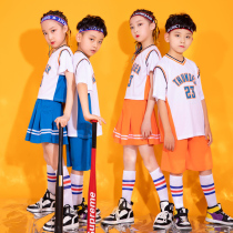 Jazz dance childrens cheerleaders aerobics hip-hop dance performance uniforms for primary and secondary school students sports meeting cheerleading costumes