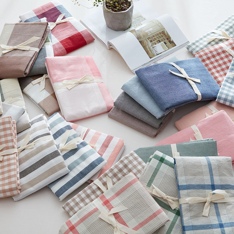 Japanese water wash cotton pillow set only pillow set envelope of single adult single pair 2