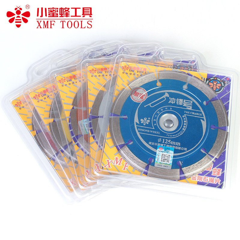 Little bee diamond saw blade 125 ceramic tile granite concrete cutting piece dry cut circular saw blade marble piece