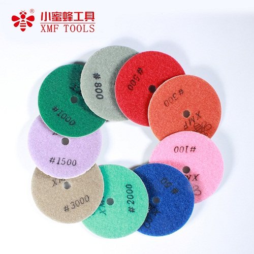 Small bee stone dry grinding piece dry polishing piece granite marble floor soft grinding piece concrete floor tile
