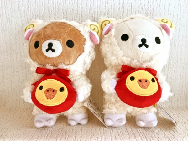 Japan's genuine qualifying SAN-X easy Bear rilakkuma wool suede toy doll birthday present