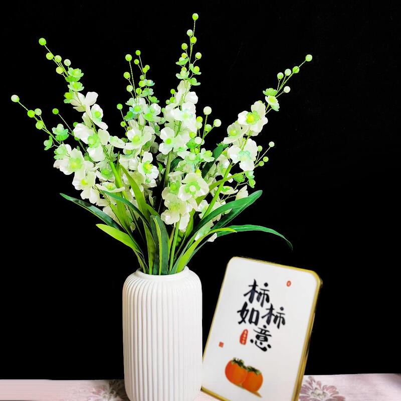 Perfume Orchid Handmade Material Kit, Table Vase Bouquet Beads DIY Creative Loose Beads Home Decoration