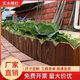 Curved shape fence indoor garden vegetable garden anti-corrosion wooden fence guard fence fence flower bed wall indoor and outdoor