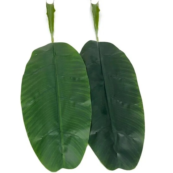Simulated Banana Leaves, Fake Banana Leaves, Indoor Home Accessories, Plastic Banana Bunches, Simulated Fruit and Vegetable Decorations