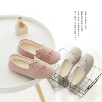 Confinement shoes spring and autumn wrap heel maternity shoes cute maternity shoes soft sole indoor postpartum slippers non-slip thick sole breathable