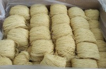 Zhusheng Brand delicious whole egg noodles Zhusheng Noodles Smooth egg noodles 4 6KG wonton noodles thin noodles Silver silk noodles