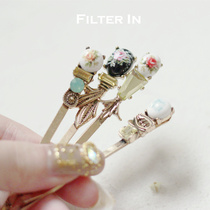 With Filter｜An*pologie Anjia Retro Palace Series Gems Diamonds and Pearls