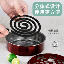 Mosquito box with cover bird cage fireproof anti-reverse mosquito coil gray plate Mosquito and Fly incense tray incense burner box mosquito repellent incense holder