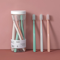 Home simple manual cleaning toothbrush brushing toothbrush tooth cleaning brush tongue coating teeth soft hair toothbrush 8 sets