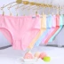 Ưu đãi đặc biệt A001 cotton đồ lót nữ tam giác đồ lót màu rắn đơn giản nữ tóm tắt L-3x 4 yard quan lot nu Giống cái