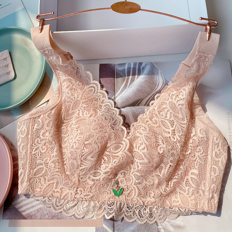 The large size thin comfort breath breast large chest and small lace full 200 pounds of fat mm sexy adjusted underwear