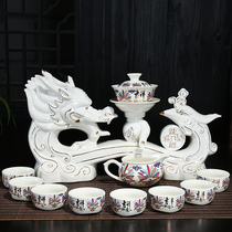 Longfeng Chengxiang full semi-automatic tea set bank LOGO gift custom lazy tea maker event giveaway