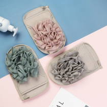 Bath towel bath towel bath bath gloves household double-sided toiletries adult Bath flower strong rubbing ash mud artifact