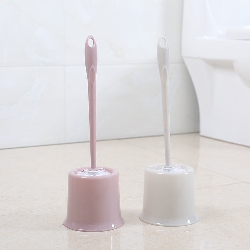 Toilet brush Long handle Go to dead angle Makeup Room Sitting brush Clean Decontamination Round Head Home Cleaning Toilet Brush Suit