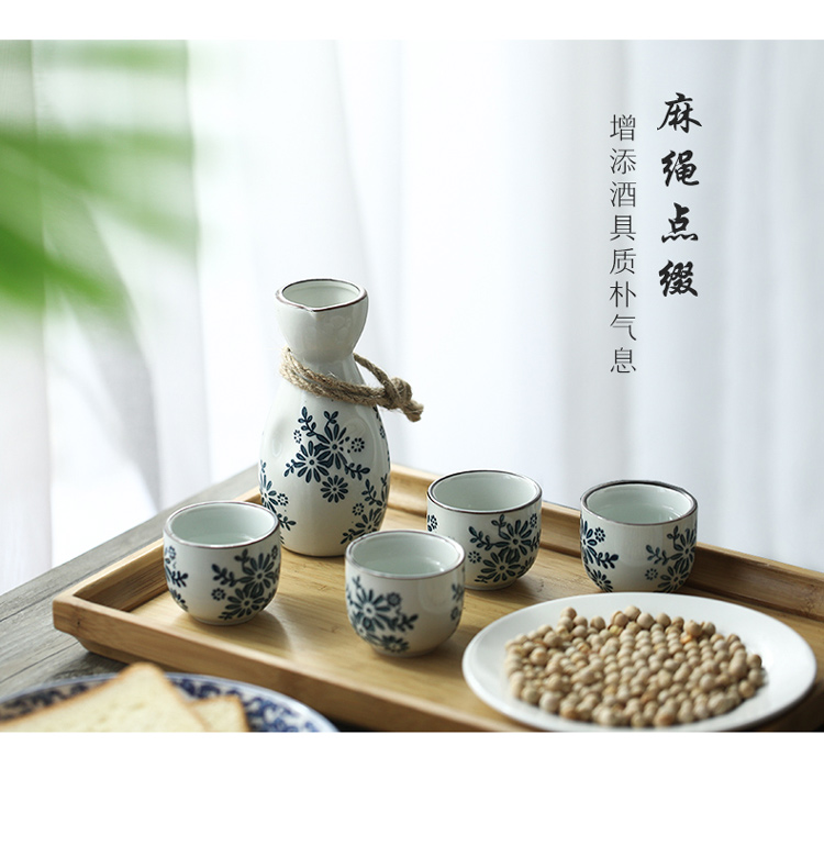 Sake Cup Sake Nồi Nhỏ Gốm Phong Lan Hộ Gia Đình Cup Wine Glass Wine Cellar Rượu Vang Dispenser Rượu Vang Trắng Cup