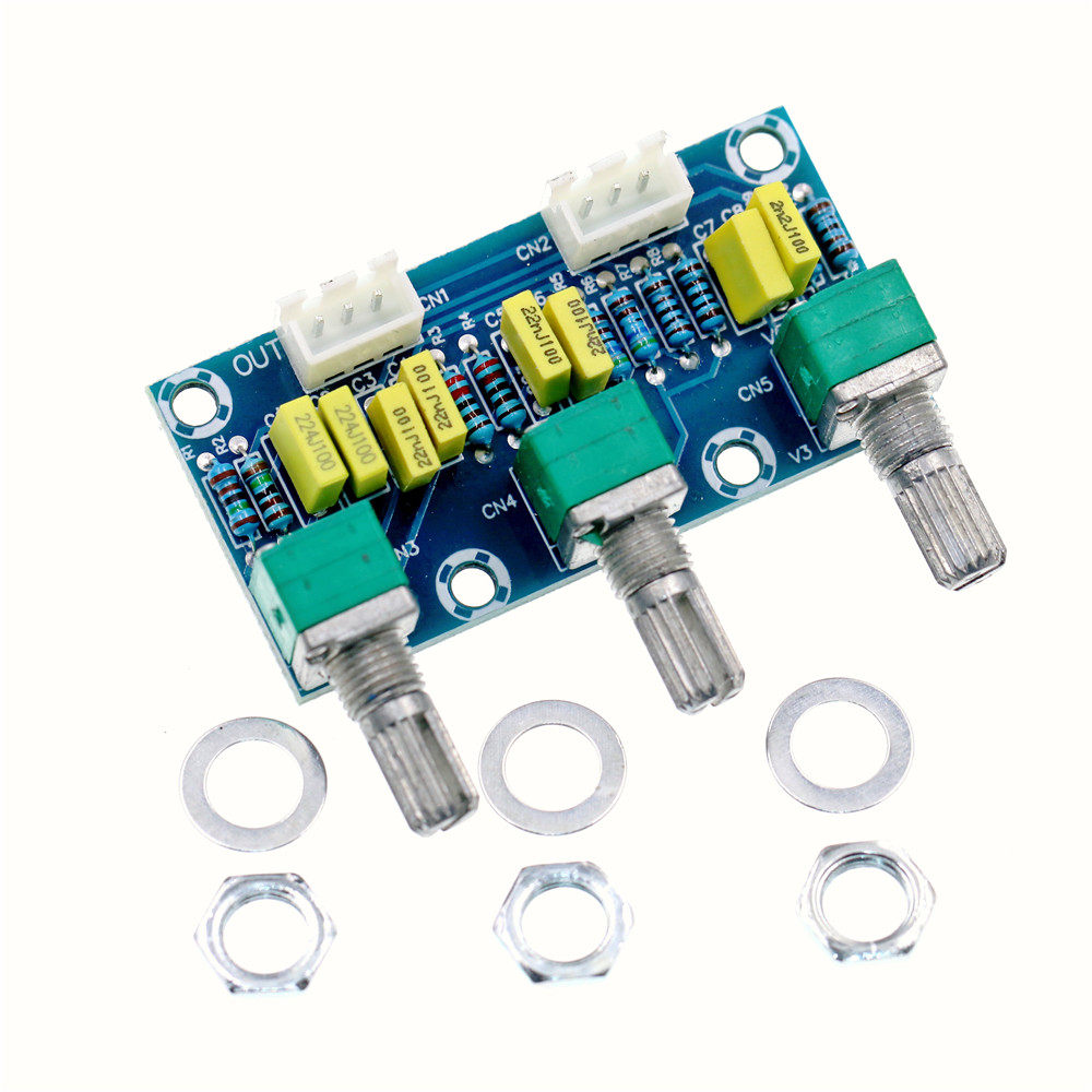 XH-M802 无源调音板前级板前置板音调板高低音调节HIFI发烧级成品