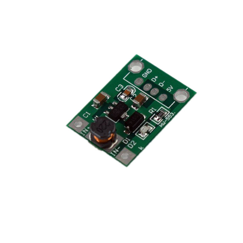 (553)不带USB DC-DC升压模块(0.9V~5V)升5V 600MA 移动电源升压