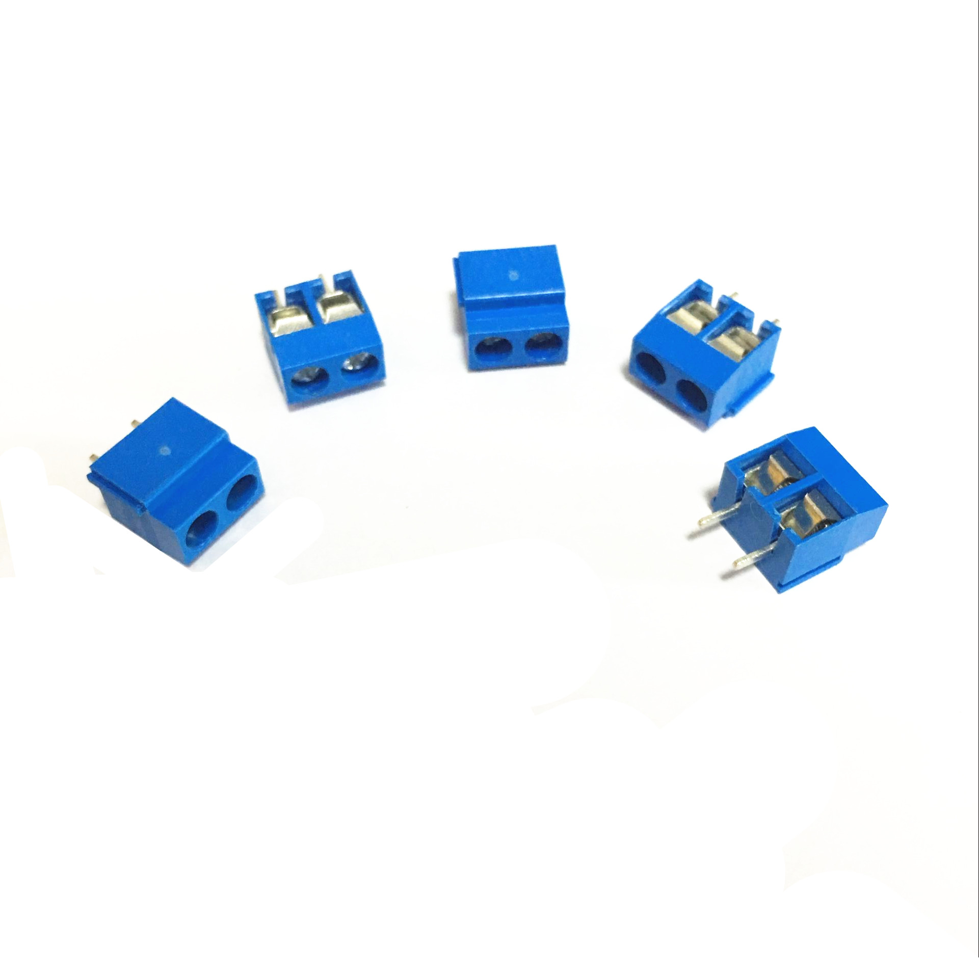 Blue 5 08-301-2P wiring terminal (2 bits) 5mm pitch post head SUNLEPHANT