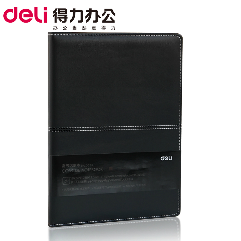 Dell 3323 Leather Notepad Office Business Notebook Laptop 18k Meeting Minutes Minimalist Book