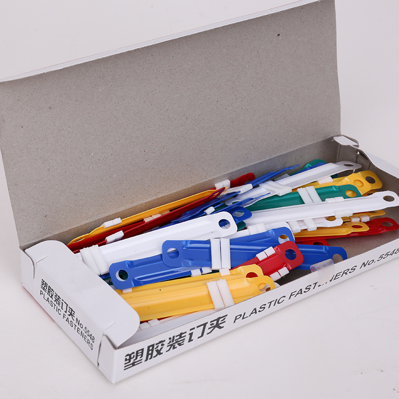 Able 5548 Colour binding clip plastic binding clip 50 Pay box plastic binding clip 80mm fit punching machine