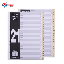 Rich fast paging paper FD2100 digital A4PP index paper 21 pages paging paper spacer paper gum classification card