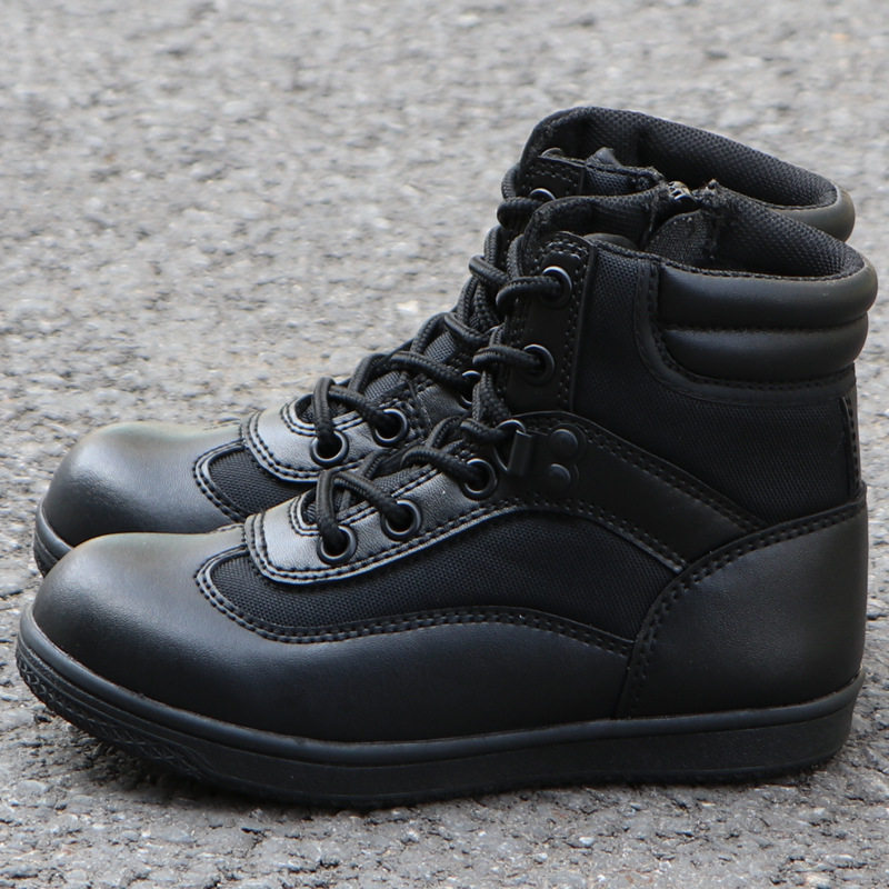 Outdoor children's boots men's special forces combat boots children's shoes women's parent-child shoes middle-aged children's snow Martin boots summer camp