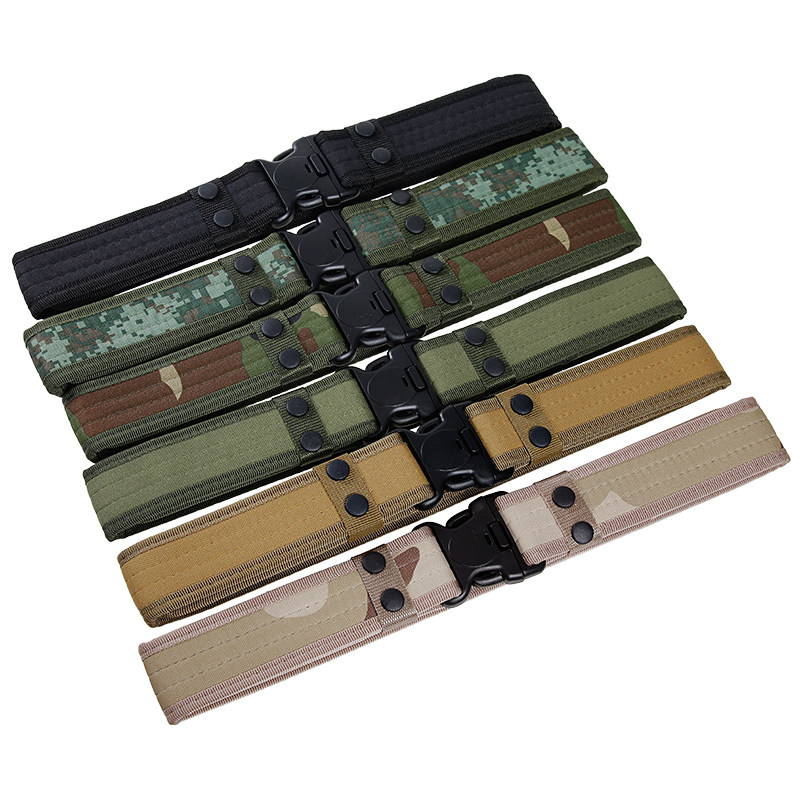 Children's frog clothing belt military fan supplies special forces tactical belt boy nylon canvas pants belt combat equipment