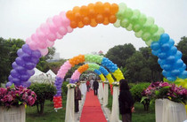 Wedding wedding shop into the supermarket Christmas decoration supplies wedding room balloon thickening Pearl arch balloon