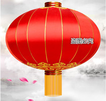 Red lantern balcony outdoor waterproof silk advertising lantern wedding Festival Square Street hotel festive decoration