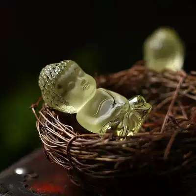 Meet your luck) Citrine baby Buddha pregnant woman Baby Baby bedroom ornaments cute