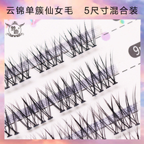 Dream Deer Yunjin Fake Mascara Natural Segmental Single Tuft Hair not easy to disperse fairy Mao V Type Y 0 07 mix