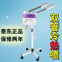Taidong single and double tube hot and cold spray machine beauty instrument household hydrating vertical hydrotherapy device facial steamer beauty salon use