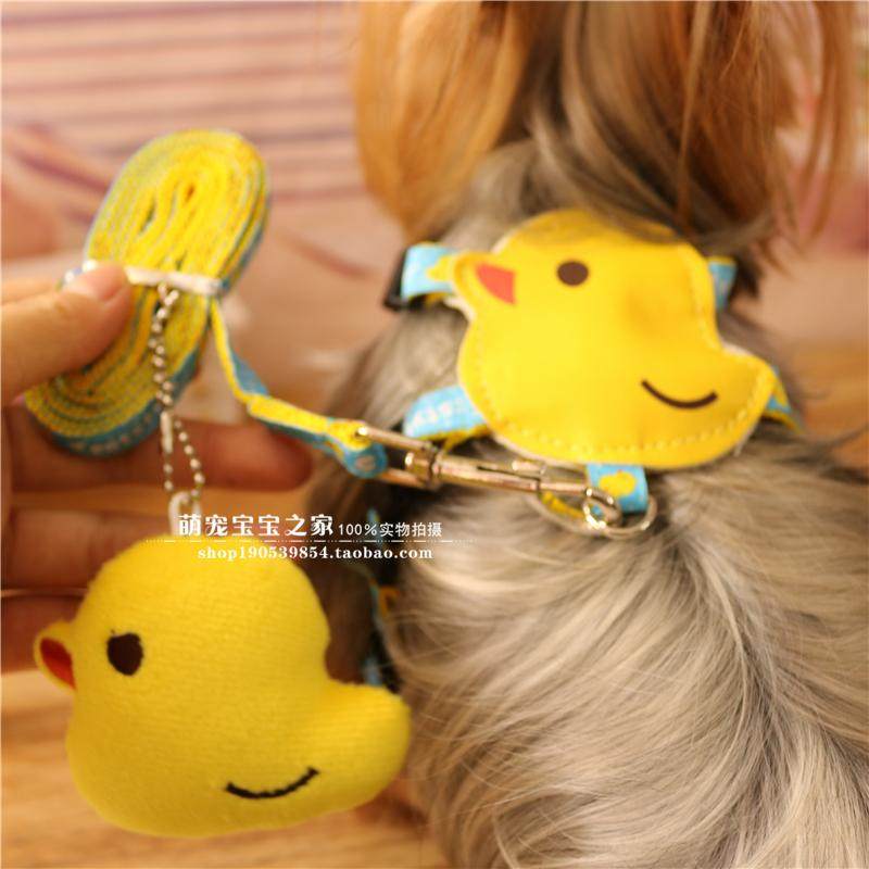  Pet breast-holding baby bag teddy Yorkshaghi doll pet kitty dog out of traction rope suit