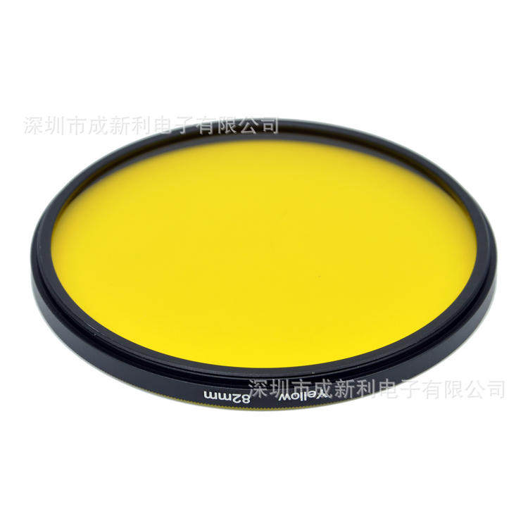82mm Yellow Filter Camera Digital Filter SLR Filter Panchromatic Filter Yellow