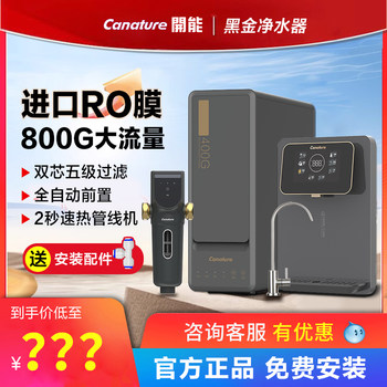 Kaineng Water Purifier Black Gold Cr-400X2 Household Ro Reverse Osmosis Kitchen Tap Water Filtration Direct Drinking Pure Water Machine