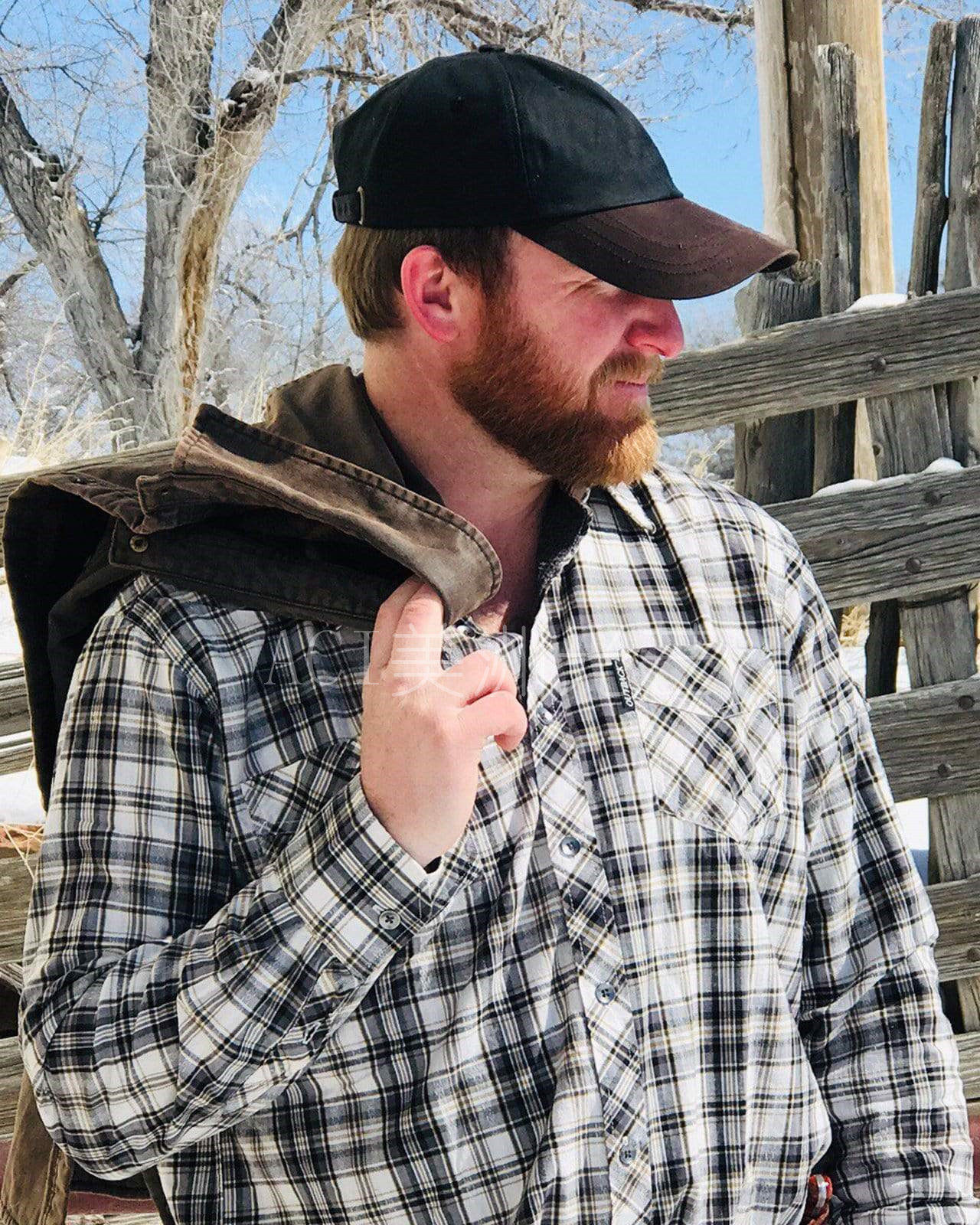 US imports Outback Wax Paper Outback Workbaseball cap truck driver wild horse riding field protection