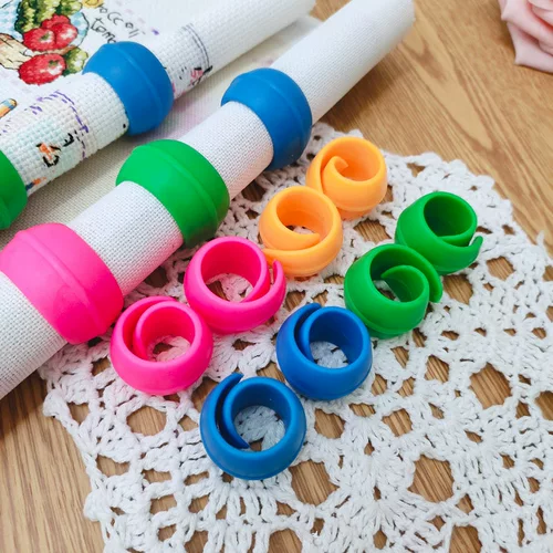 阿芙十字绣 Силиконовый фиксационный зажим -скрещенный