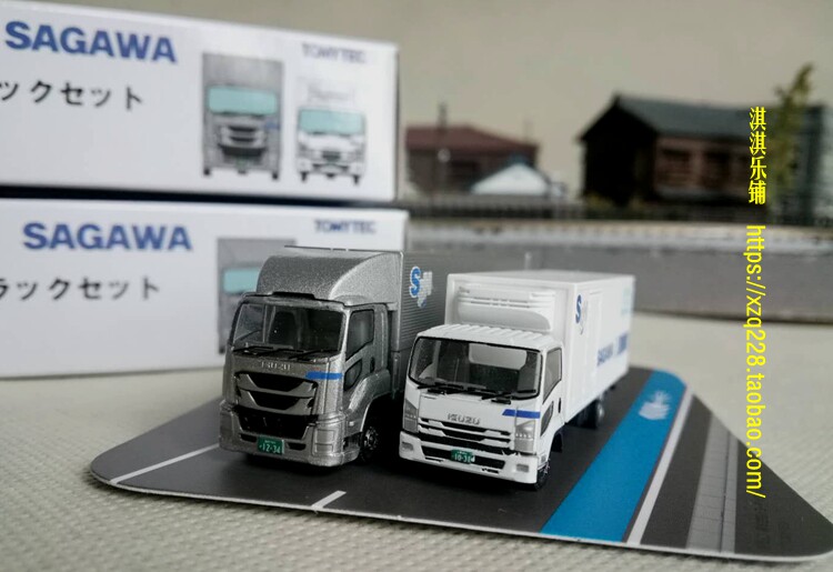 Модель машины tomytec㊣ n型 1:150冷冻冷藏运输卡车 krs group 佐川急便  dhl
