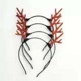 Рождественские рога Hoop Hoop Трехмерные рога обнажены, чтобы продавать милые рога, зажим для волос, маленький оленя, мастерство туристическое мастерство