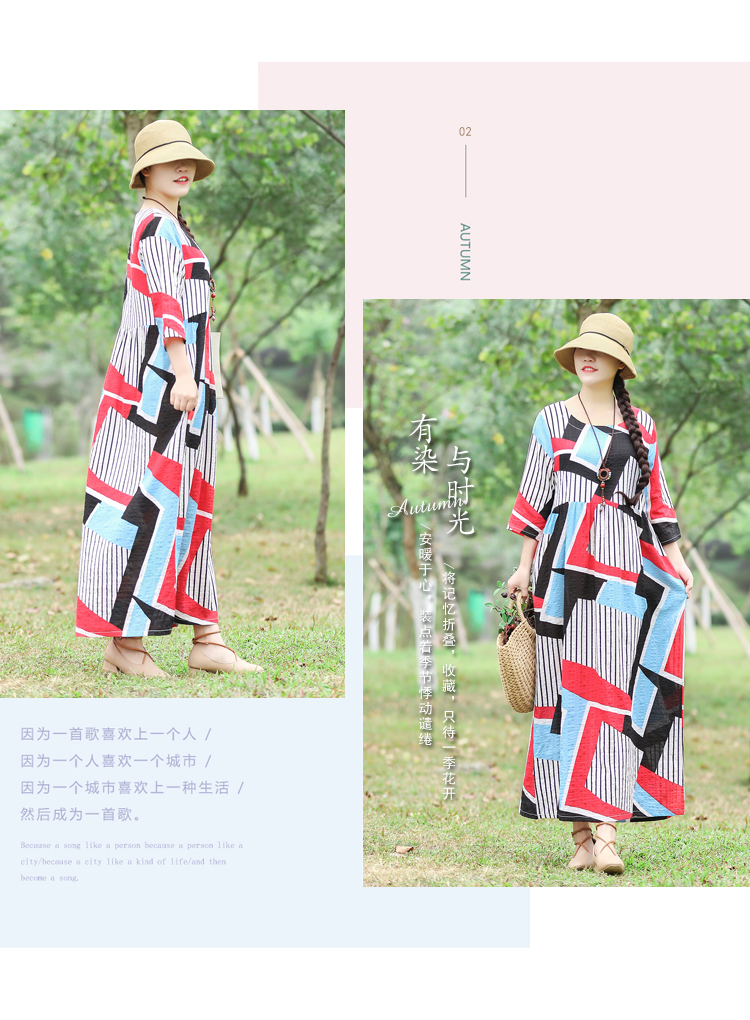Robe femme en Coton et lin - Ref 3328623 Image 63