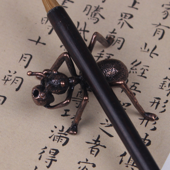 Special price Promoted copper alloy Ant-pen holder pen-pen-pen-pen-pen-style calligraphy and writing room supplies