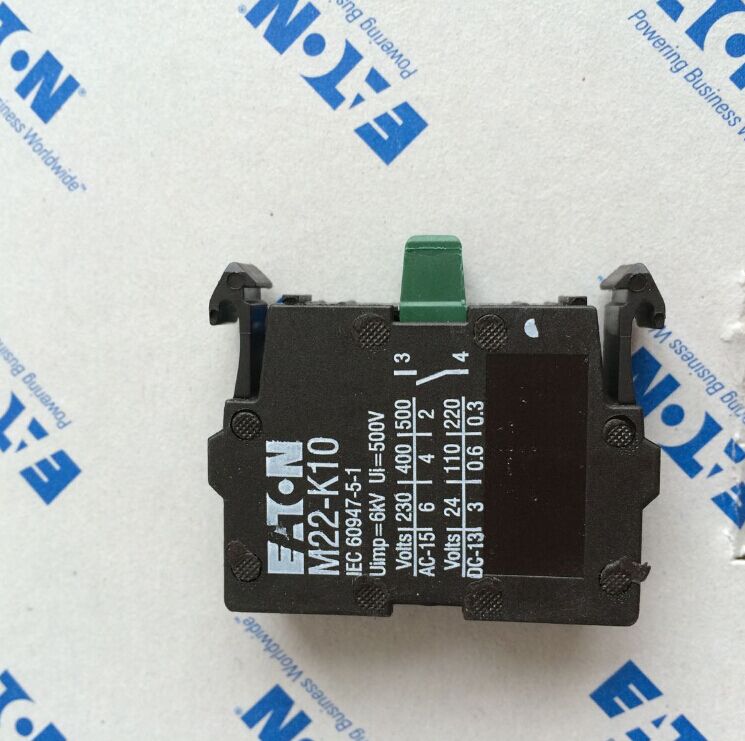 Eaton Muller MOELLER button M22 series M22-K10 normally open contact point fake one penalty ten