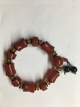 Natural red agate transparent handball auspicious handball