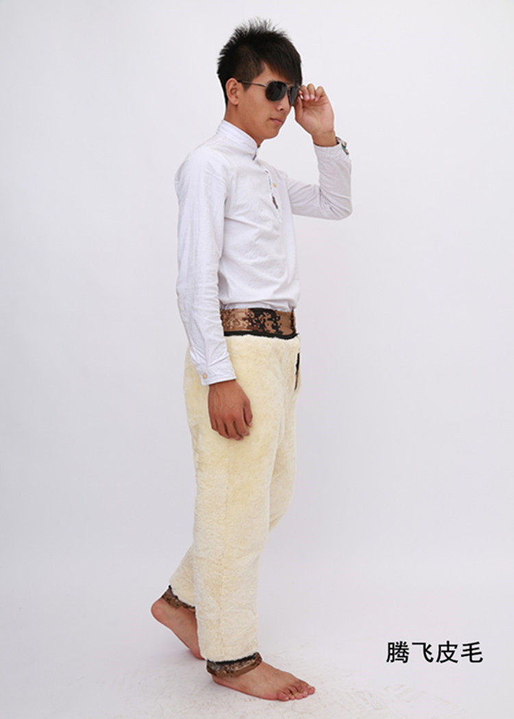 Pantalon cuir homme droit pour hiver - Ref 1483094 Image 10