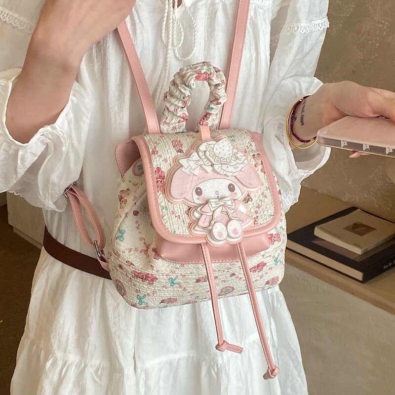 Cute Japanese Lolita Backpack for Girls 2026 New Pink Girly Student Mini Backpack Trendy Cute Japanese Lolita Backpack for Girls 2026 New Pink Girly Student Mini Backpack Trendy