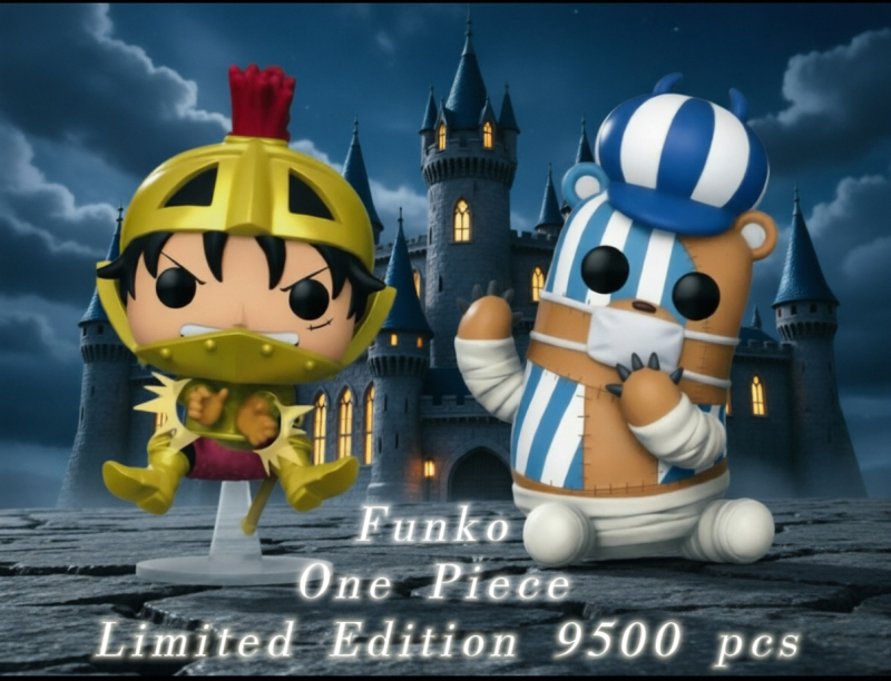 Funko One Piece Limited Armor Luffy & Kumasy Perona's Servant Authentic