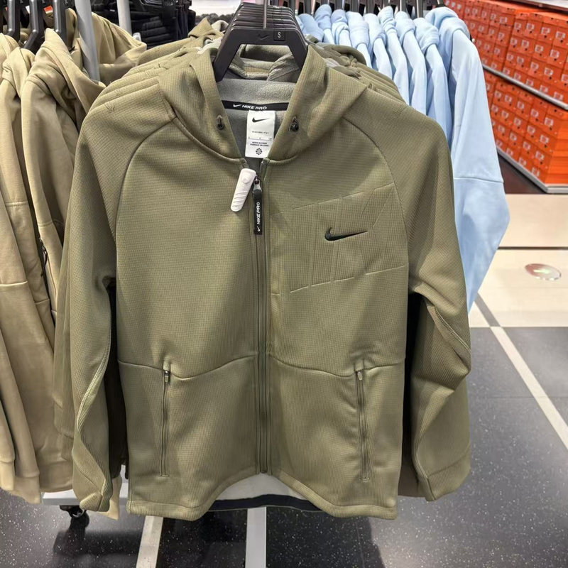 Nike Pro Therma-Fit Men's Velvet-Lined Water-Repellent Sports Jacket Fn3057-222