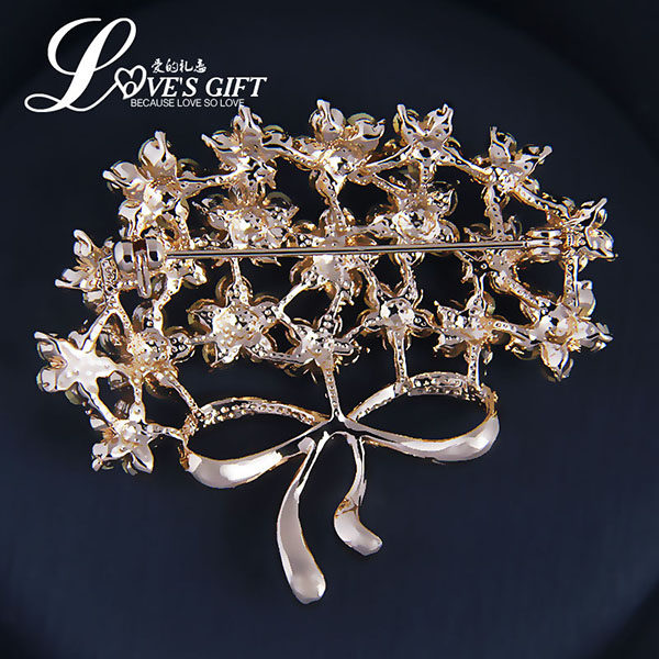 Broche femme en Zircon diamant - Ref 1174383 Image 10