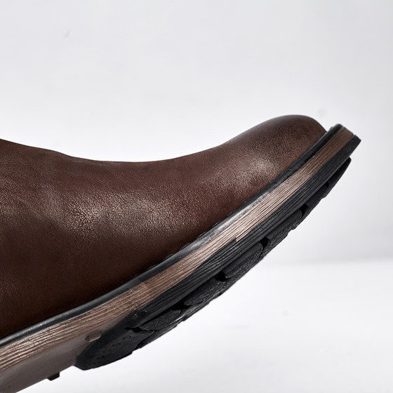 男士靴子真皮高帮棉鞋男加绒复古马丁靴短靴切尔西靴