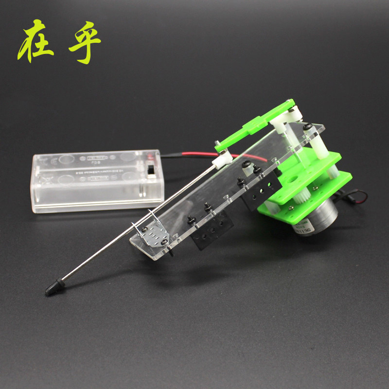 Reciprocating motion model creator DIY electric motor transmission toy crank tramway linear motion model